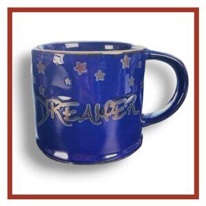 Spectrum Dreamer 14oz Double Sided Navy Blue Ceramic Mug